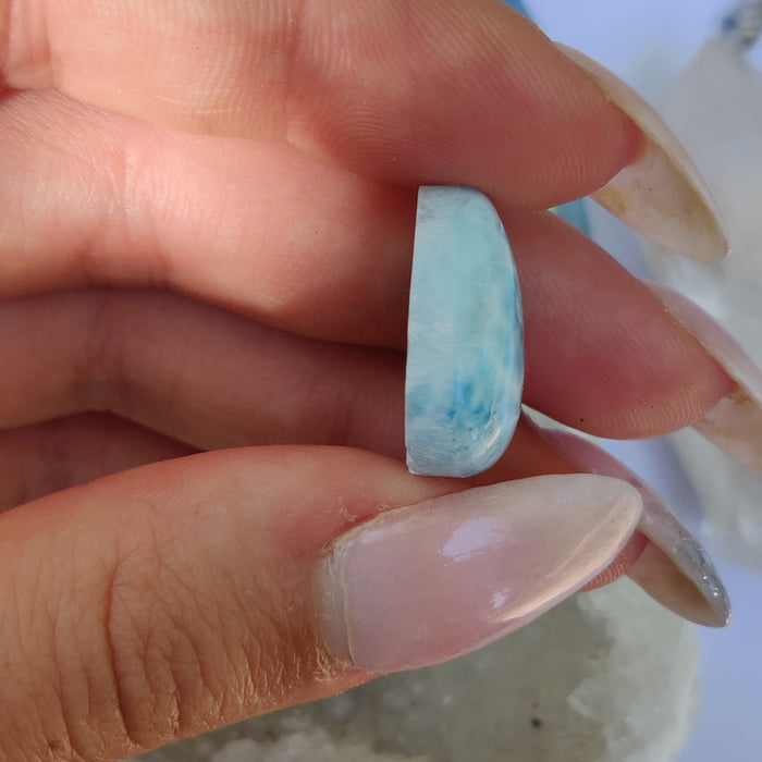 Larimar Cabochon (#J2)