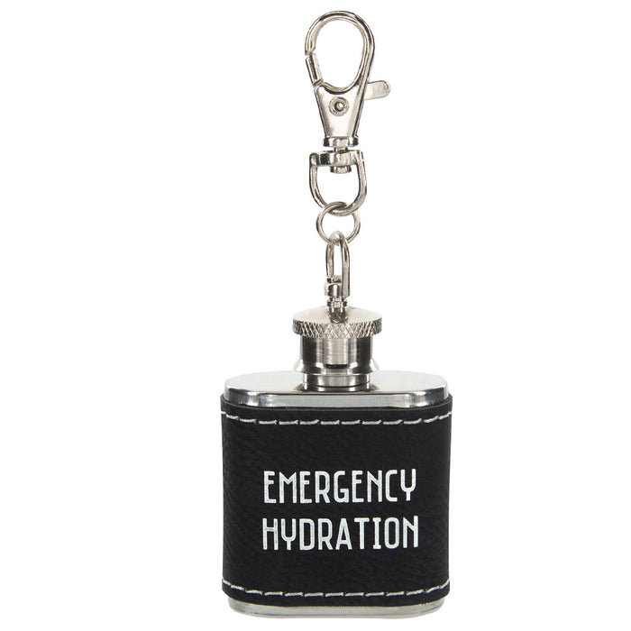 Leather and Stainless Steel 1oz Mini Flask