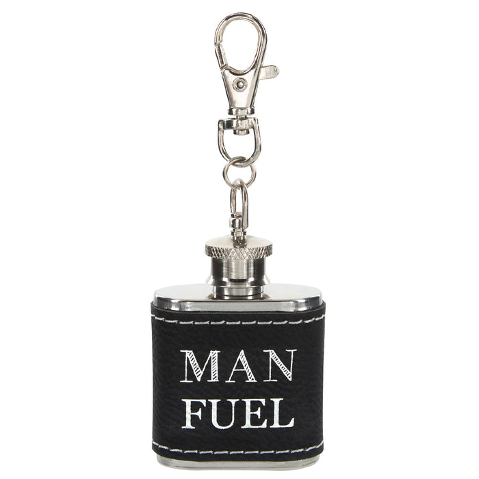 Leather and Stainless Steel 1oz Mini Flask