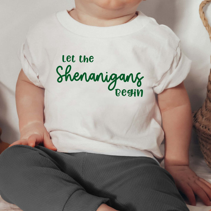 "Let The Shenanigans Begin" Saint Patrick's Day Bodysuit/T-Shirt