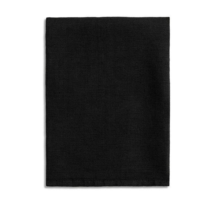 Linen Sateen Napkins - Black (Set of 4) - L'OBJET