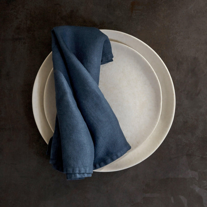 Linen Sateen Napkins - Blue (Set of 4) - L'OBJET