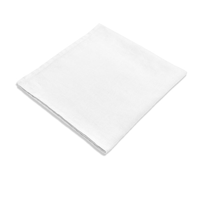 Linen Sateen Napkins - White (Set of 4) - L'OBJET
