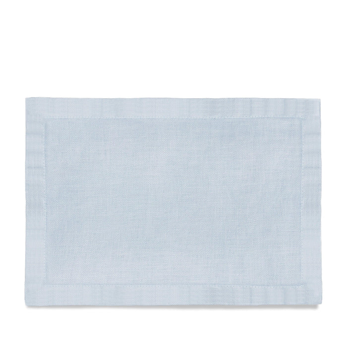 Linen Sateen Placemats - Light Blue (Set of 4) - L'OBJET