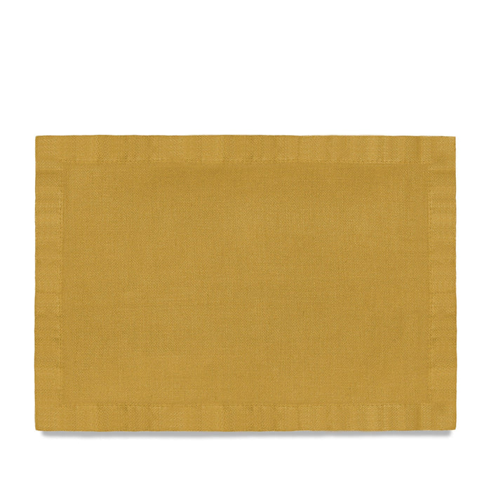 Linen Sateen Placemats - Mustard (Set of 4) - L'OBJET