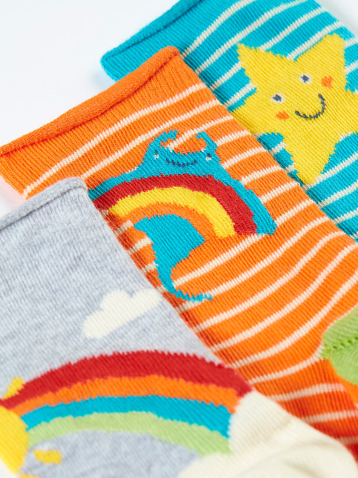 Little Roly Bamboo Socks 3 Pack