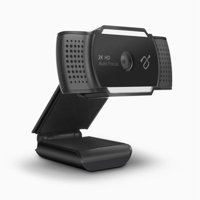 Aluratek Ultra 2K HD Webcam Auto-Focus Dual-Stereo Noise-Cancelling Mics front lense cover