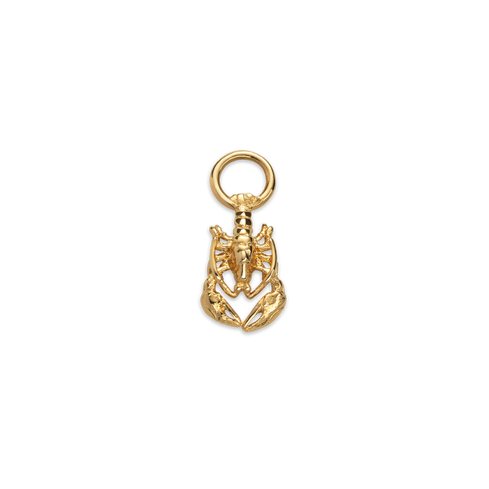 Lobster Charm Gold