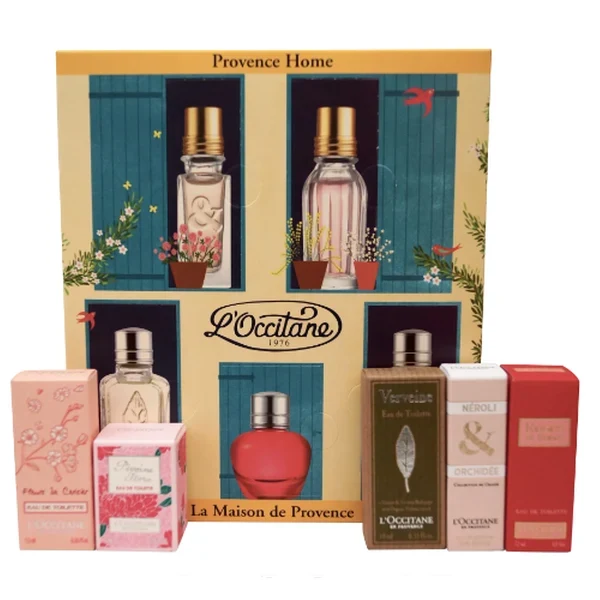 L'Occitane En Provence Home Set Miniatures EDT ( 5 X 7.5 ML )