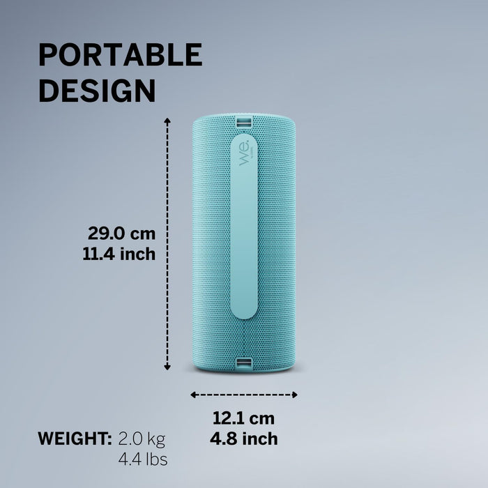 Loewe We. HEAR 2 Portable Bluetooth Wireless Speaker - Aqua Blue Aqua Blue