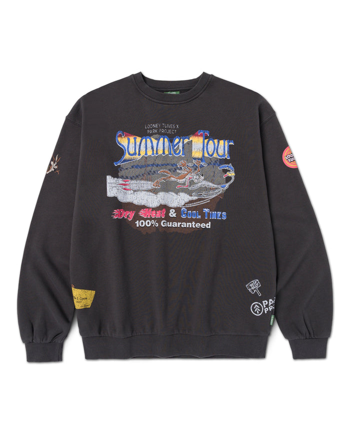 Shop Looney Tunes x Parks Project Tour Crew Inspired by Desert Parks | vintage-black