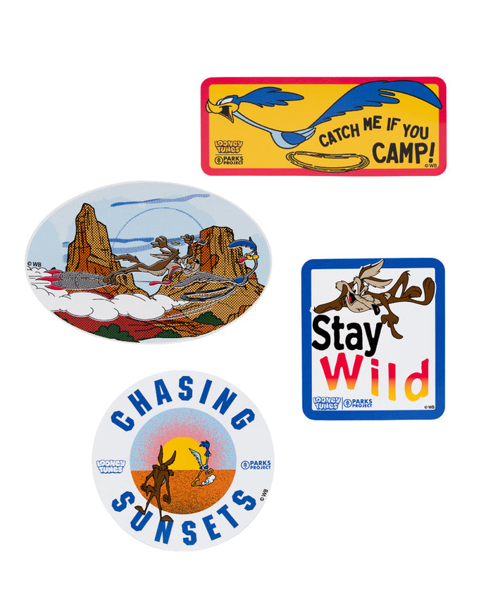 Shop Looney Tunes x Parks Project Water Bottle and Sticker Pack | multi-color