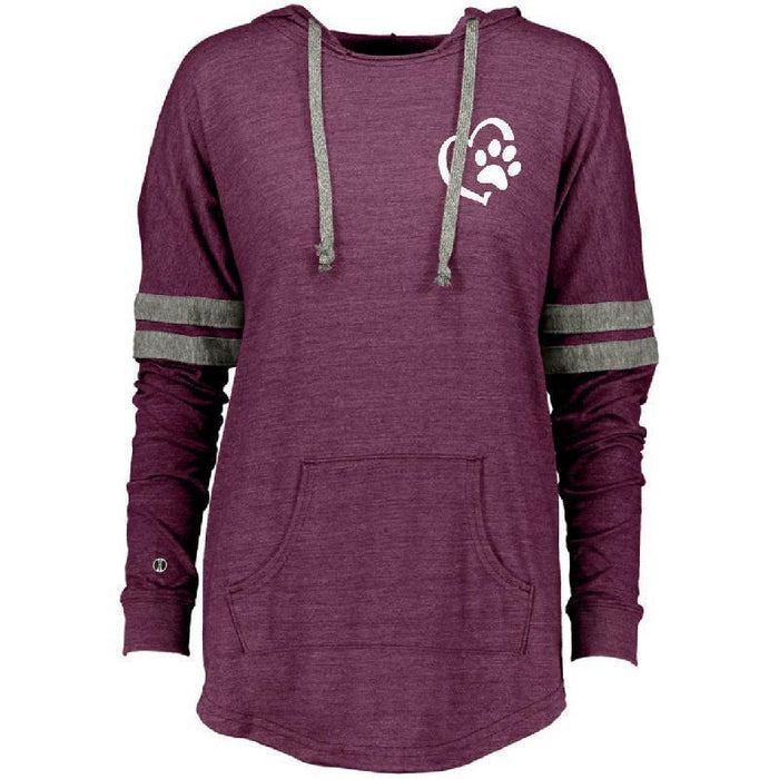 Love Paw Holloway Ladies Hooded Low Key Pullover-KaboodleWorld