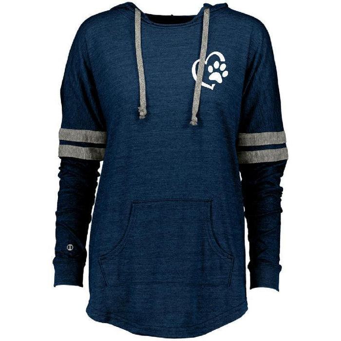 Love Paw Holloway Ladies Hooded Low Key Pullover-KaboodleWorld