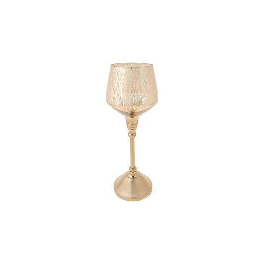 LUCCA  ŞAMDAN TEALIGHT MUMLUK  30X, GOLD