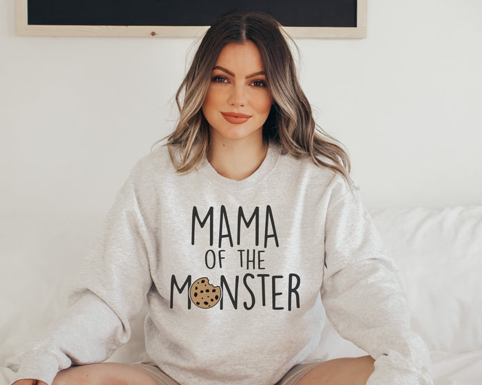 "Mama, Dad of the Monster"  Cookie Themed Custom Parent Sweatshirt