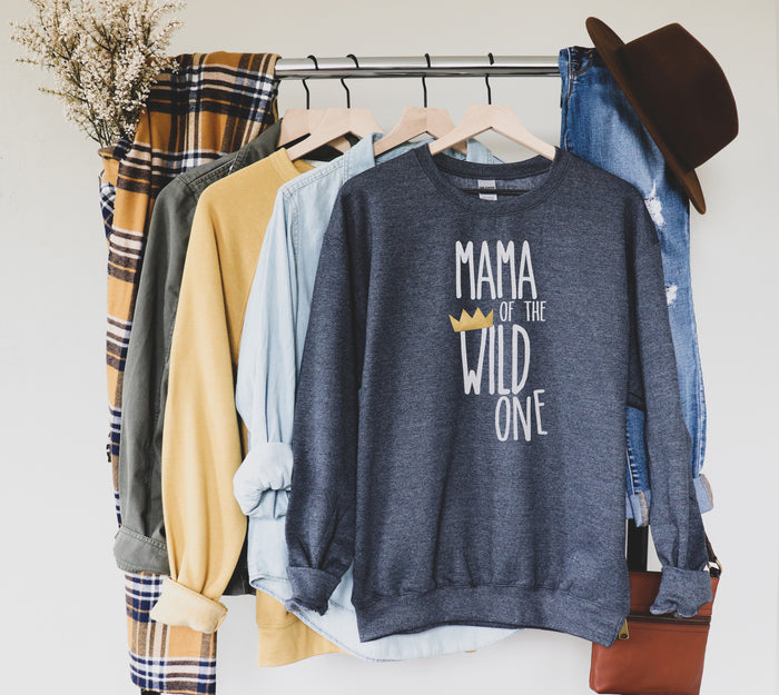 "Mama, Dad of the Wild One"  Custom Parent Sweatshirt