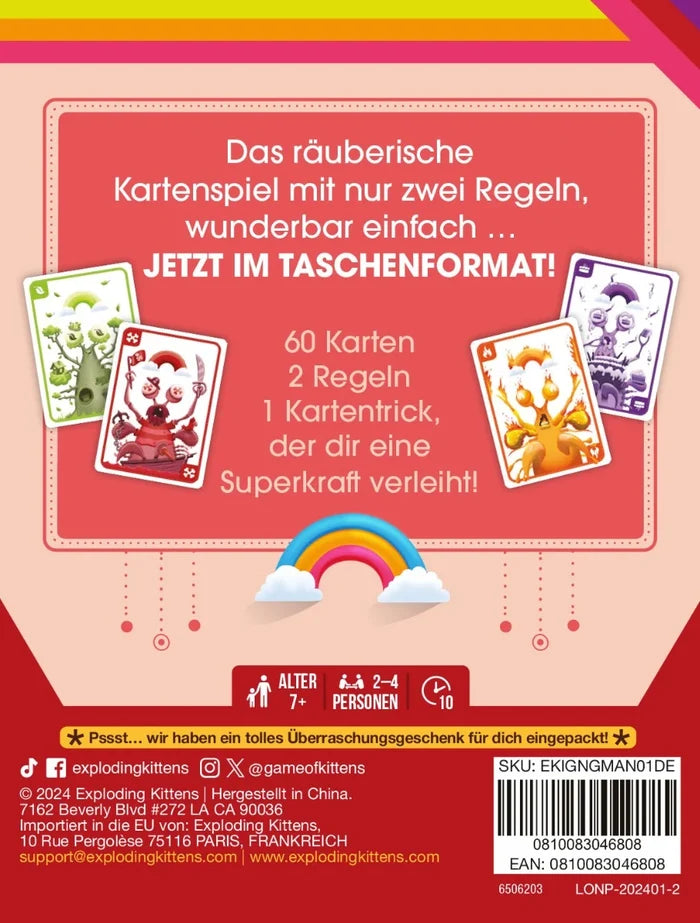 Mantis (Grab & Game) - Räuberisches Kartenspiel mit nur zwei Regeln