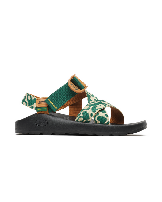 Shop Men's Chaco x Parks Project Mega Z/1 Wide-Strap Classic Sandal | green-and-natural