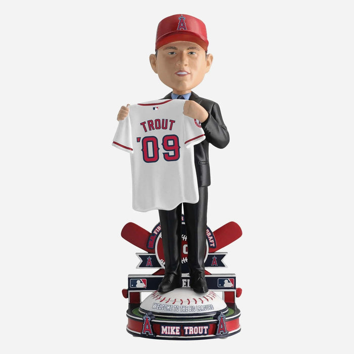 Mike Trout Los Angeles Angels 2009 MLB Draft Pick MLB Bobblehead