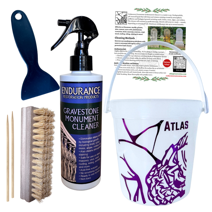 MINI Gravestone & Monument Cleaning Set-Endurance Restoration Products-Atlas Preservation