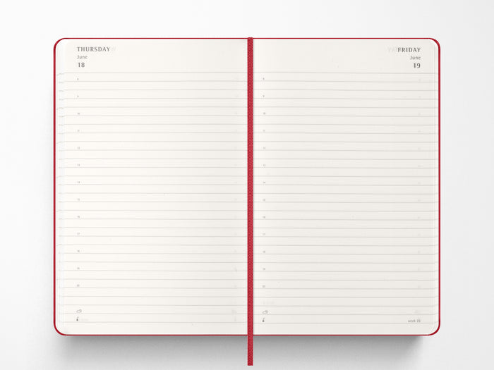 Moleskine 2027 Daily Planner - Majestic Pink Hardcover