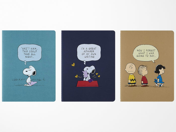Moleskine Peanuts Limited Edition Cahier Journals - Set of 3