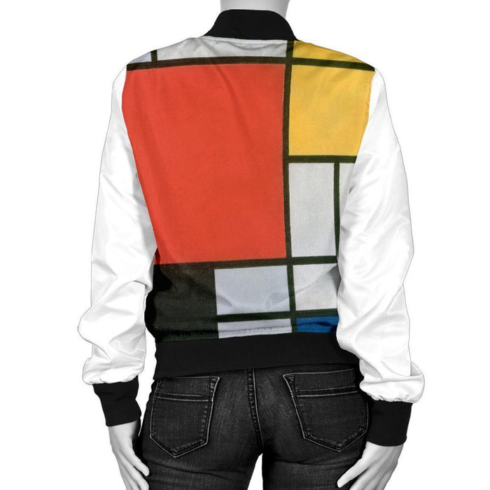 Mondrian Composition Women's Jacket - B-KaboodleWorld
