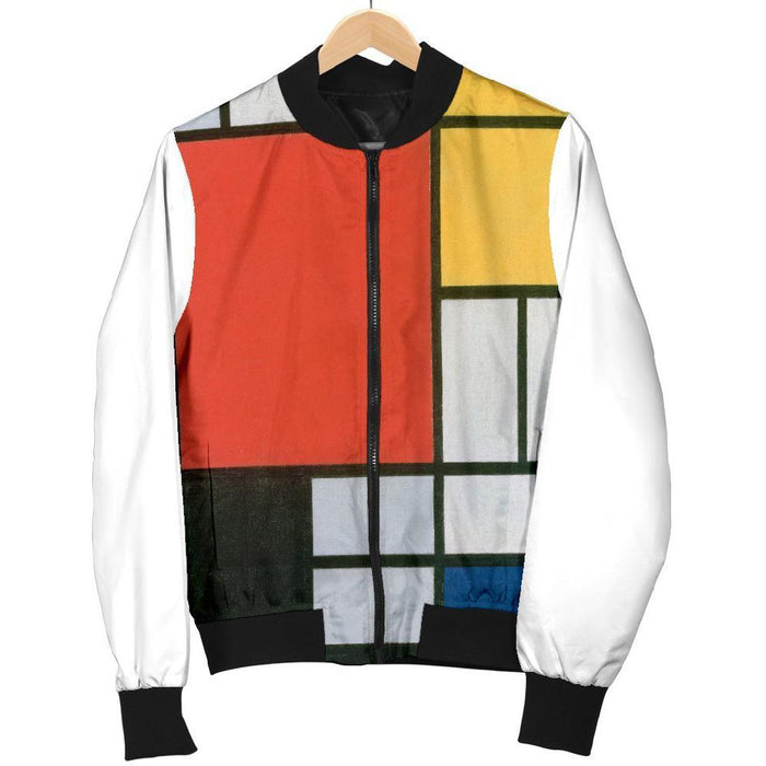 Mondrian Composition Women's Jacket - B-KaboodleWorld