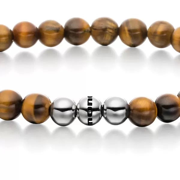 Monomania Power of 3! Perlenarmband “Konzentration”, Tigerauge