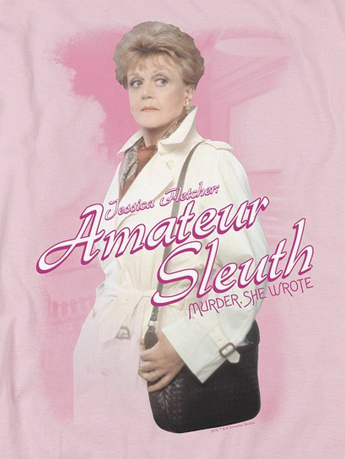 Murder She Wrote - Amateur Sleuth Pink T-Shirt