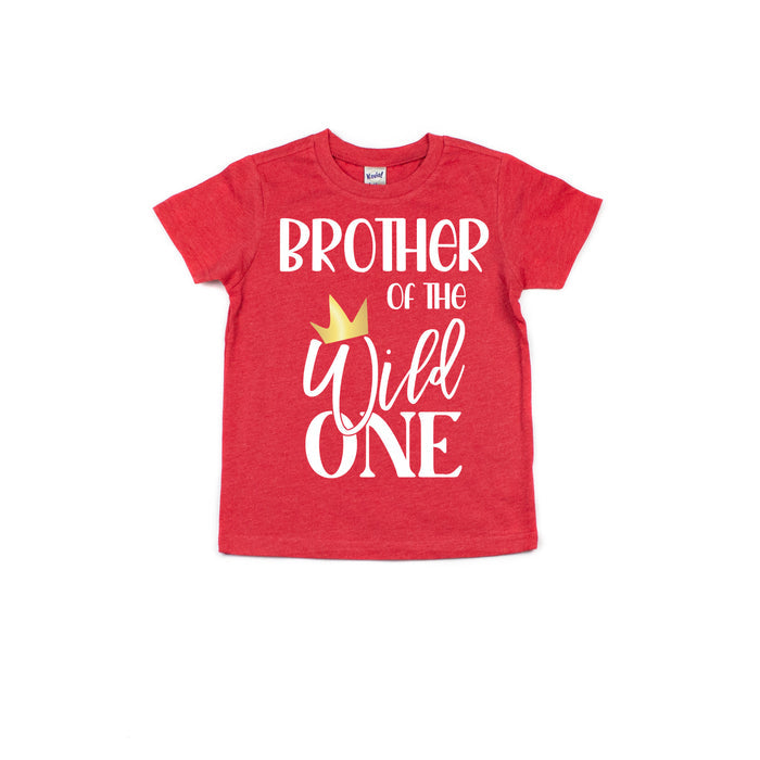 New "Sibling of Wild One" 1st Birthday Toddler-Youth Shirts