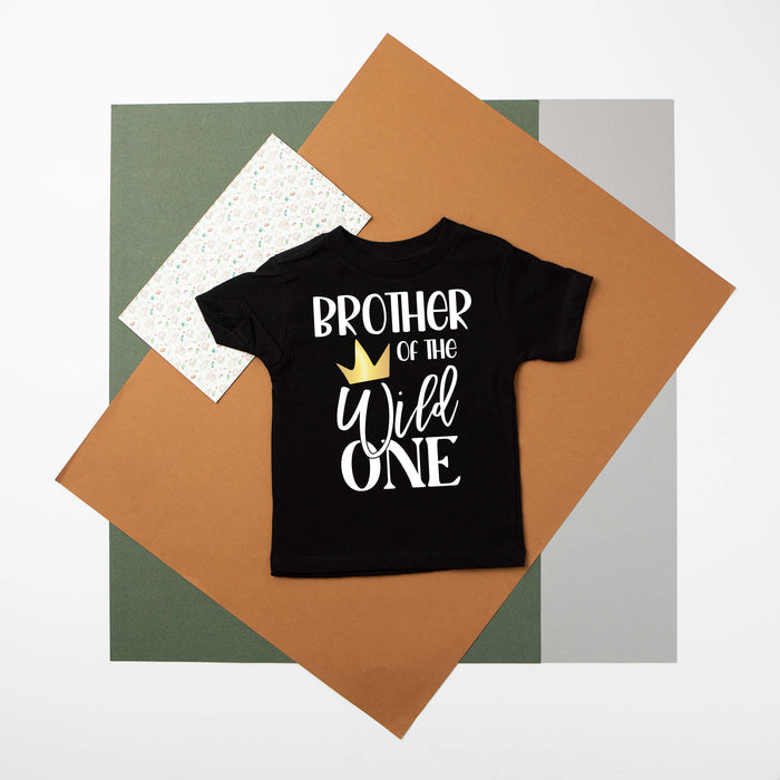 New "Sibling of Wild One" 1st Birthday Toddler-Youth Shirts