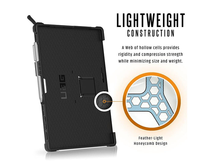 NEW UAG Microsoft Surface Pro (2017) & Surface Pro 4 Feather-Light Rugged [MAGMA] Aluminum Stand Military Drop Tested Case - Red