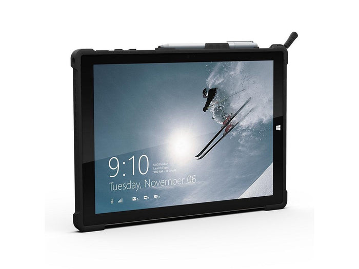 NEW UAG Microsoft Surface Pro (2017) & Surface Pro 4 Feather-Light Rugged [MAGMA] Aluminum Stand Military Drop Tested Case - Red