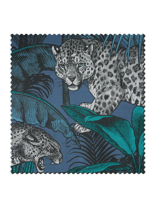Nocturnal Faunacation Recycled Velvet Sample