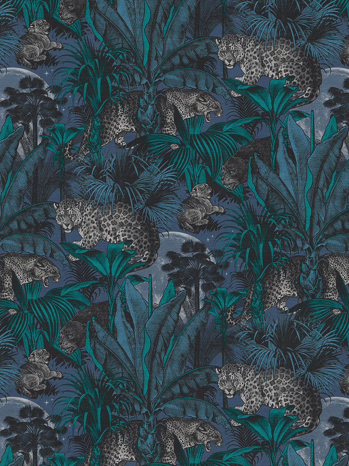 Nocturnal Faunacation Recycled Velvet Sample