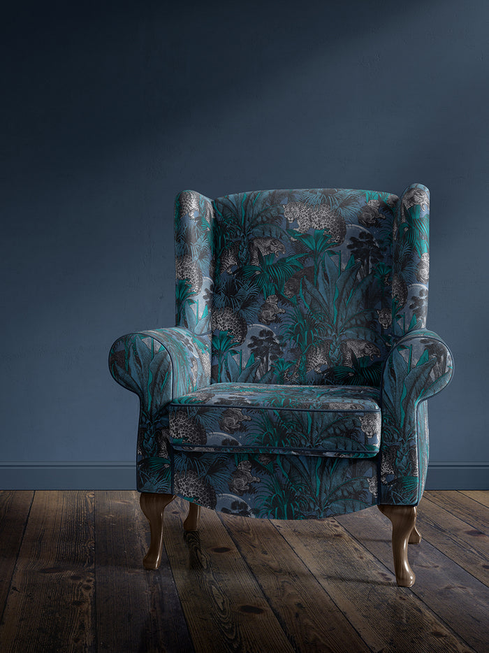 Nocturnal Faunacation Recycled Velvet Sample