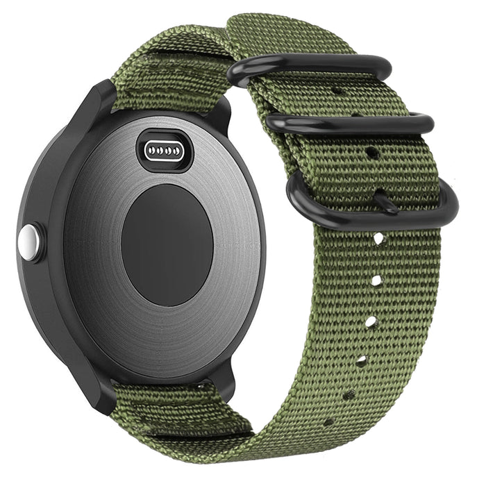 Nylon Watch Band for Garmin Vivoactive6/5/3, Garmin Venu Sq/Venu 2 Plus, Forerunner 165/55/645/245| Fintie