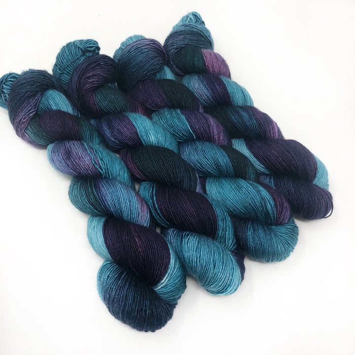 Ocean Depths - wholesale- 70/30 merino silk single ply