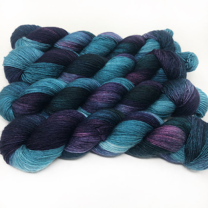 Ocean Depths - wholesale- 70/30 merino silk single ply
