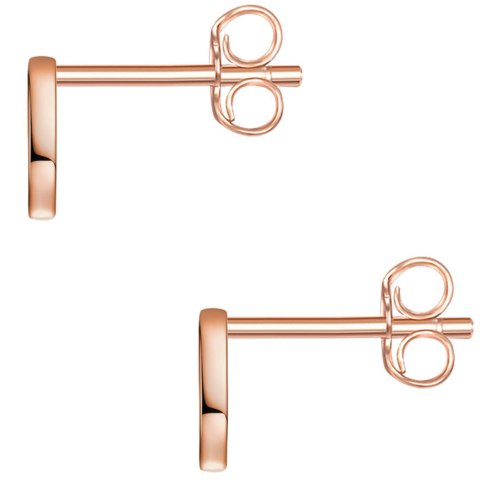Ohrstecker roségold Geo-Look