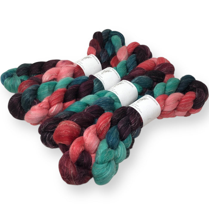 Old World Festivity - US grown Wool, Silk and Bast Fiber Blend