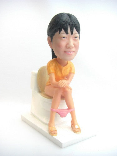 On the Toilet Bobblehead - National Bobblehead HOF Store