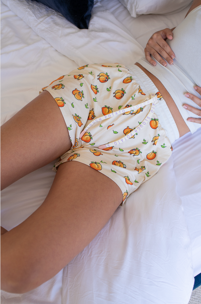 Peach PJ Shorts