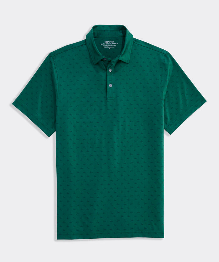 Performance Golf Printed Sanity Polo - Green - Molly + Kate