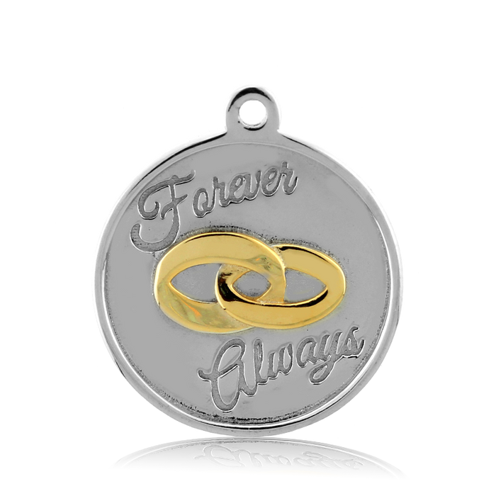Peruvian Amazonite Stone Bracelet with Always and Forever Sterling Silver Charm