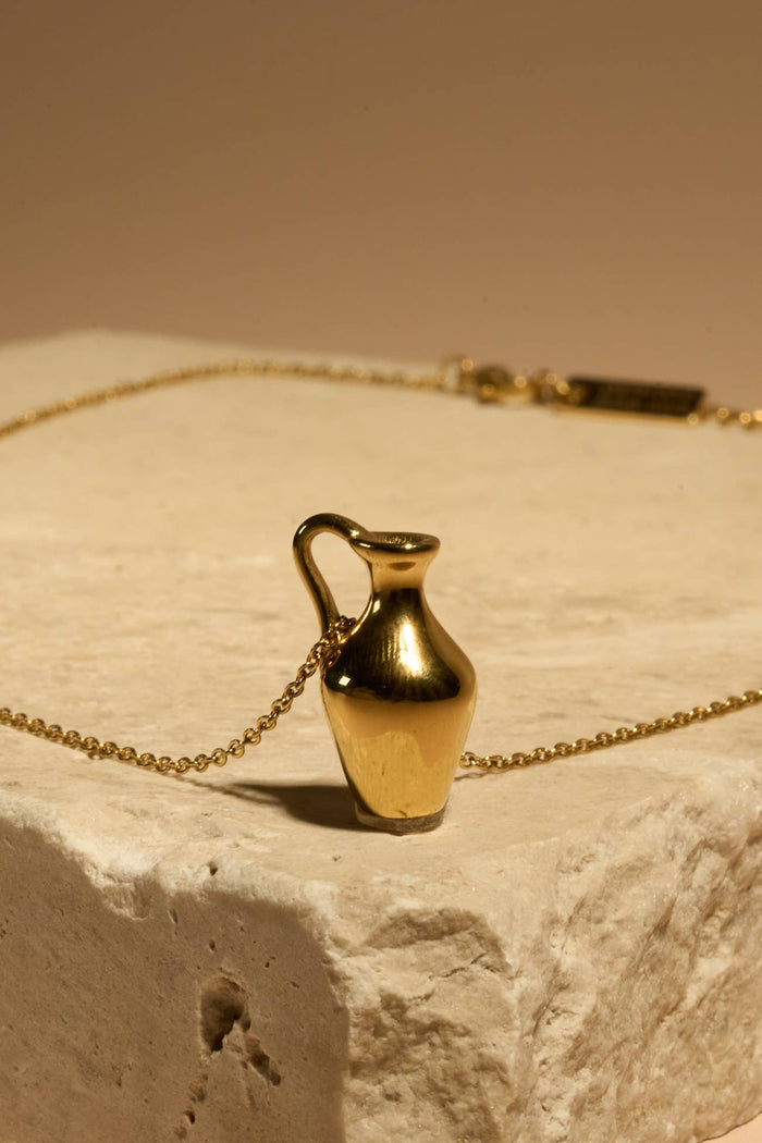 Peter and June - Pitcher This Necklace - 18K Gold Plated