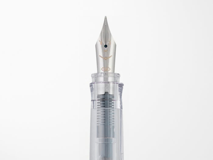 Pilot Kakuno Fountain Pen - Extra Fine - Clear Barrel