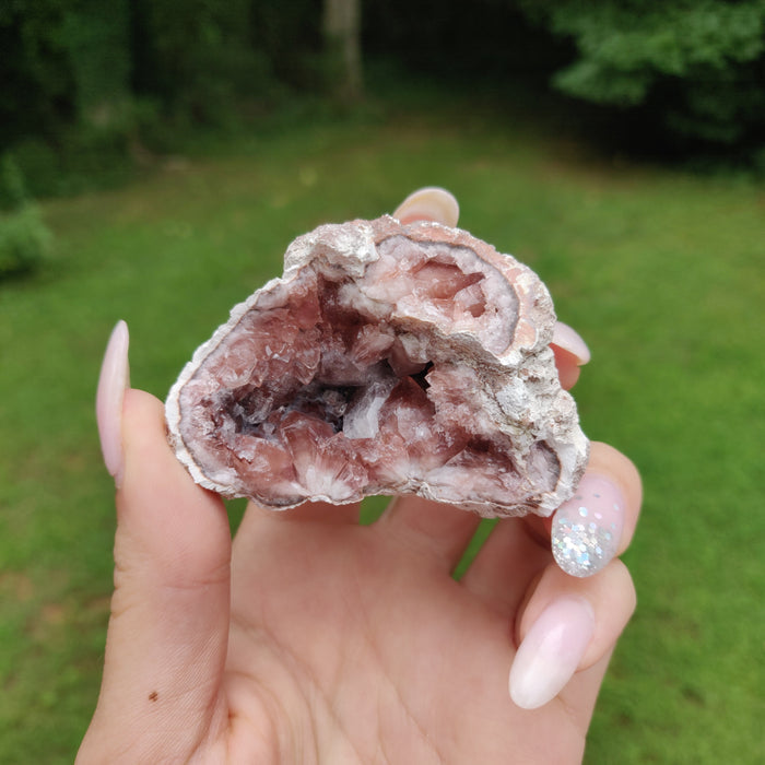 Pink Amethyst Geode  (#J2)